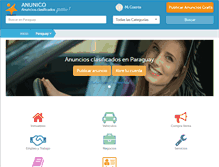 Tablet Screenshot of anunico.com.py