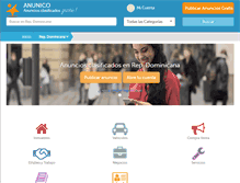 Tablet Screenshot of anunico.com.do