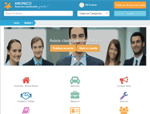 Tablet Screenshot of anunico.com.bo