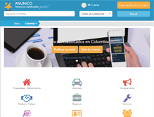 Tablet Screenshot of anunico.com.co