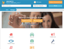 Tablet Screenshot of anunico.com.ni