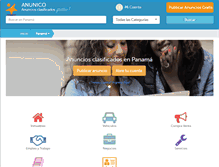Tablet Screenshot of anunico.com.pa